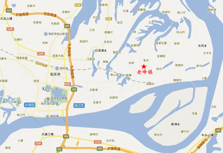 安庆市东部新城明珠乡镇——老峰镇